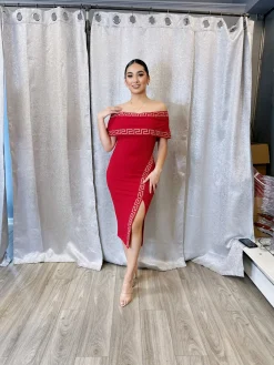 Abbie Dress (Red)