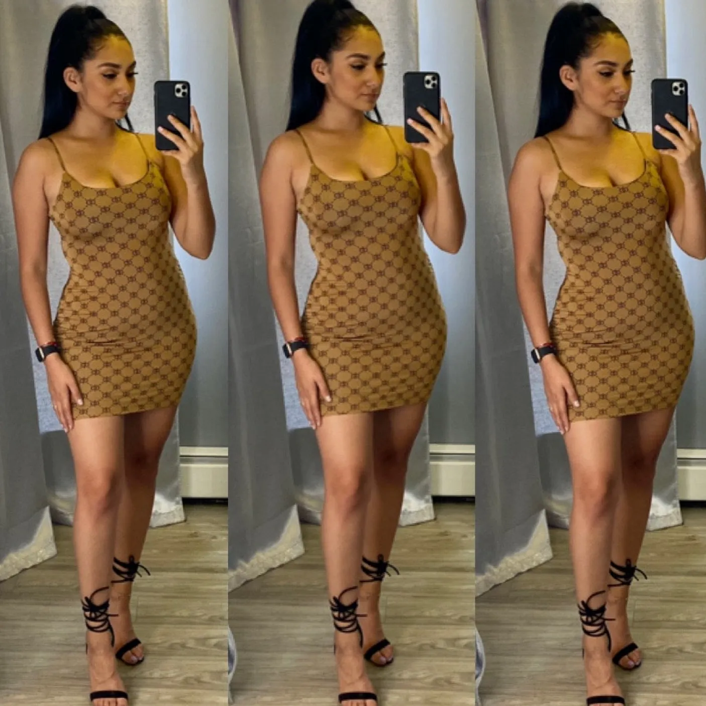 Albany Dress (Mocha)