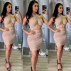 Annalise Dress (Taupe)