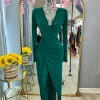 Arriving Late Dress (H Green)