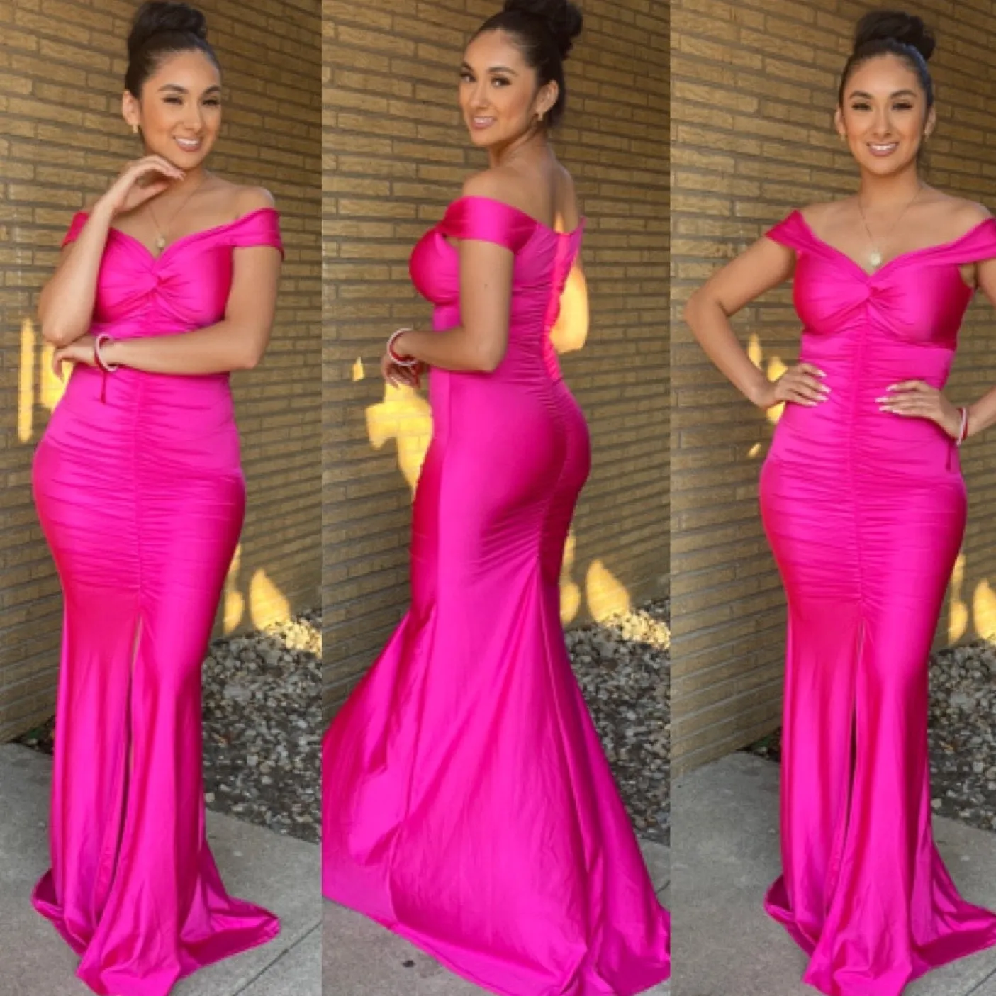 Beatriz Dress - Fuchsia