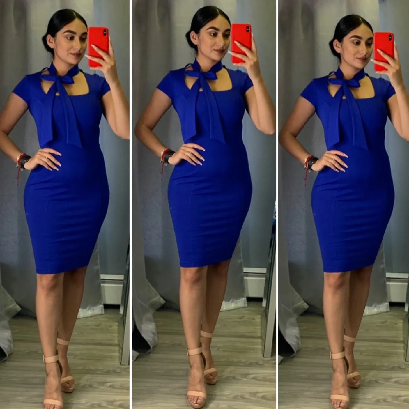 Bow Me A Kiss Dress (Royal)