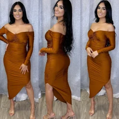 Carlina Dress (Copper)