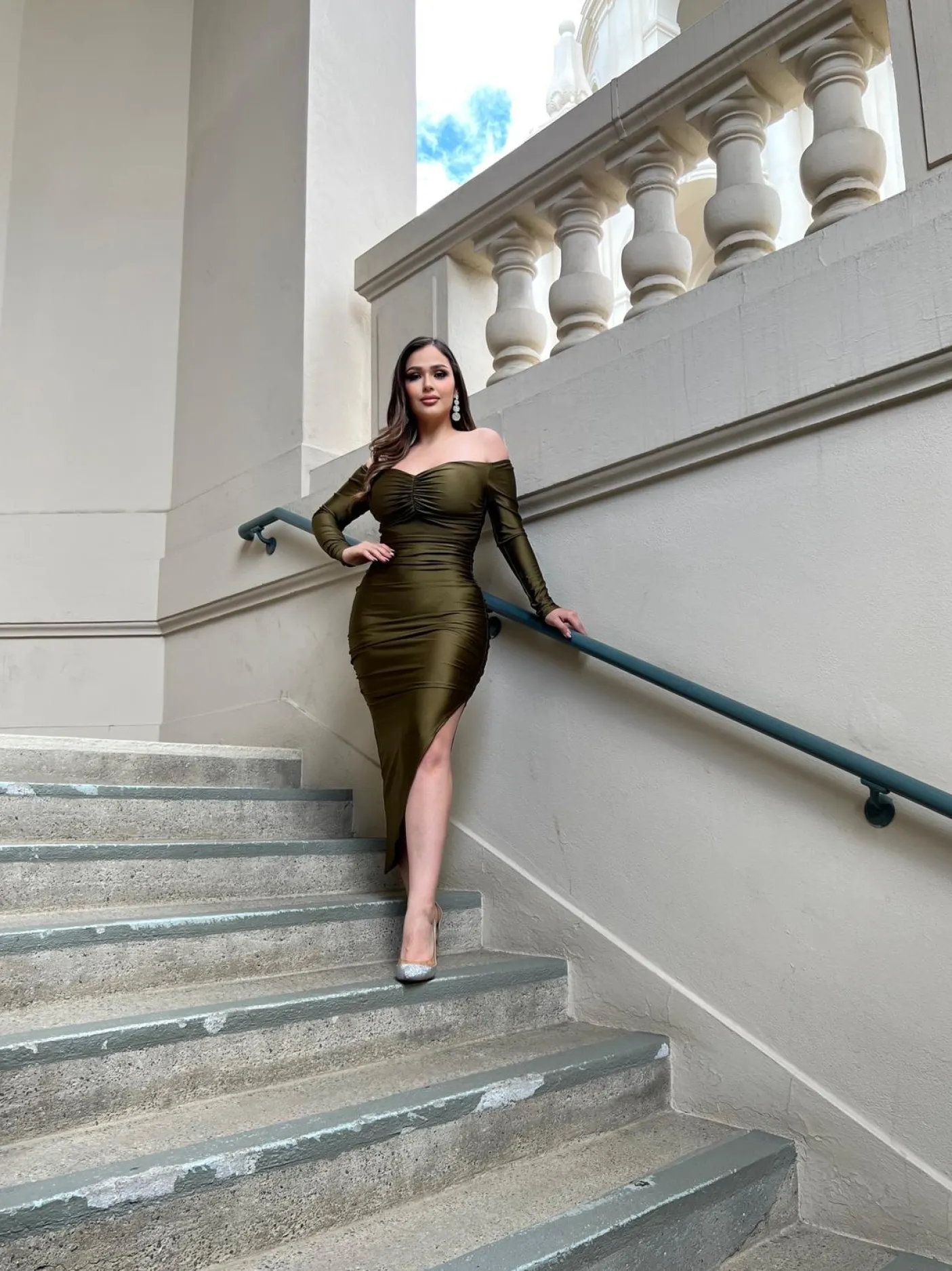 Carlina Dress (Olive)