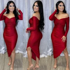 Carlina Dress (Ruby)