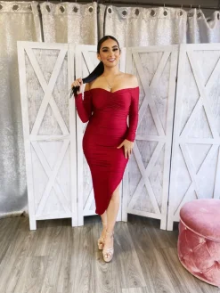 Carlina Dress (Ruby)