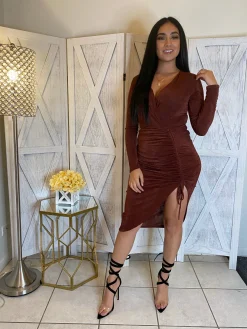 Catalina Dress (Brown)