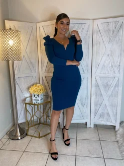 Chantal Dress (Teal)