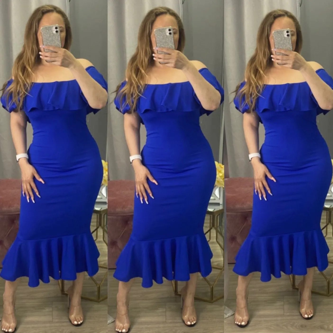 Clarissa Dress -Royal
