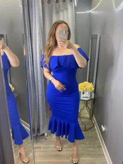 Clarissa Dress -Royal