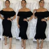 Clarissa Midi Dress (Black)