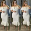 Clarissa Midi Dress (Off White)