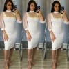 Classy Couture Dress (White)