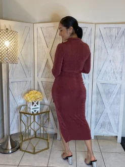 Dangerous Beauty Dress (Rosewood)