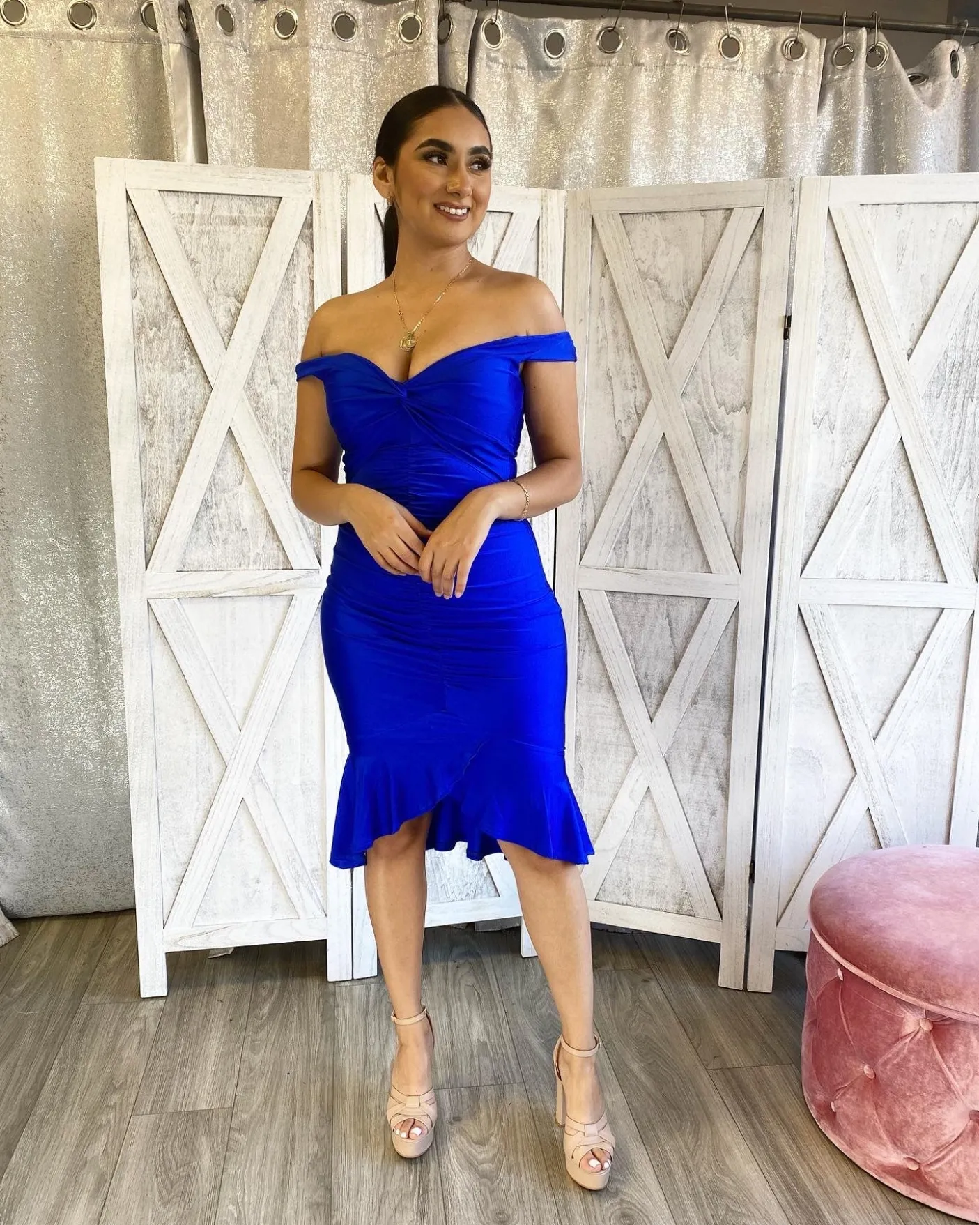 Delaney Dress (Royal)