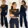 Dolores Jumpsuit (Gold/Black)