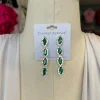 Earrings -Green