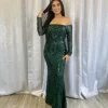 Elizabeth Gala Dress (Green)