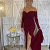 Ericka Dress (Burgundy)
