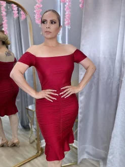 First Date Dress (Burgundy)