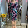 Floral Sensation Dress (Pink/Navy)
