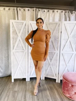 Gabriela Dress (Caramel)
