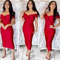 Gali Dress (Red)