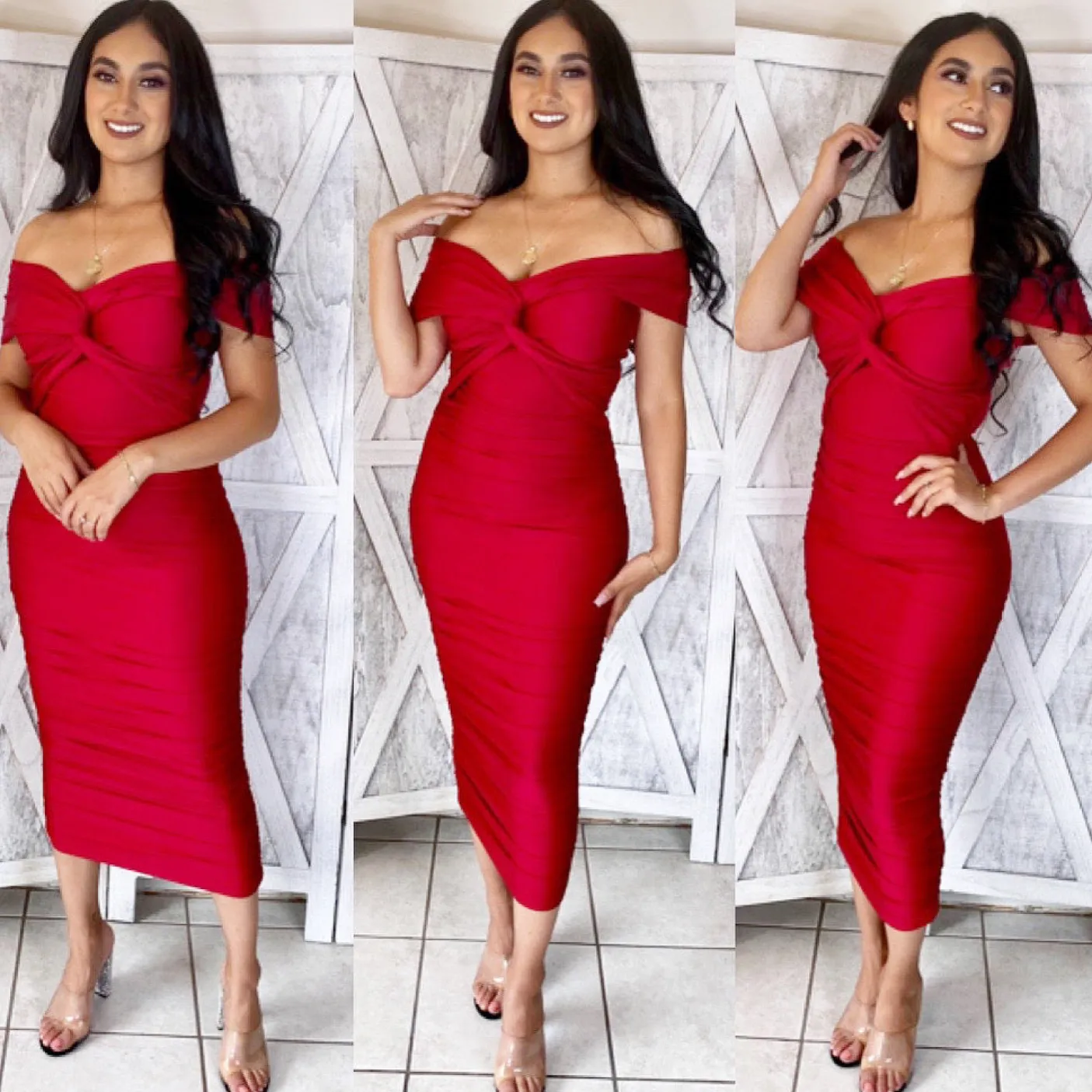 Gali Dress (Red)