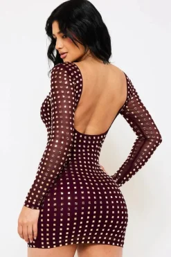 Gladys Dress (Wine)