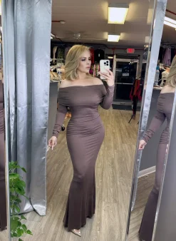 Influence Me Dress (Chocolate)