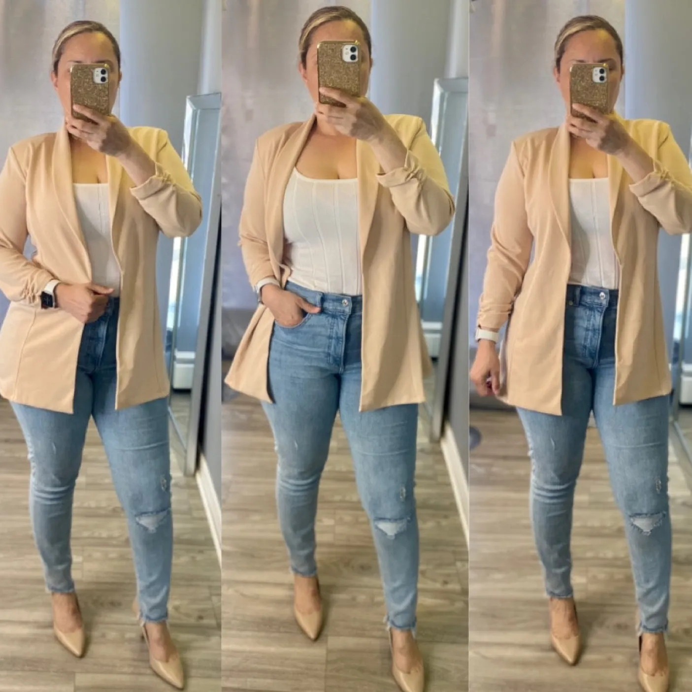 Julian Boyfriend Blazer (Oatmeal)