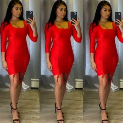 Kathia Dress (Red)