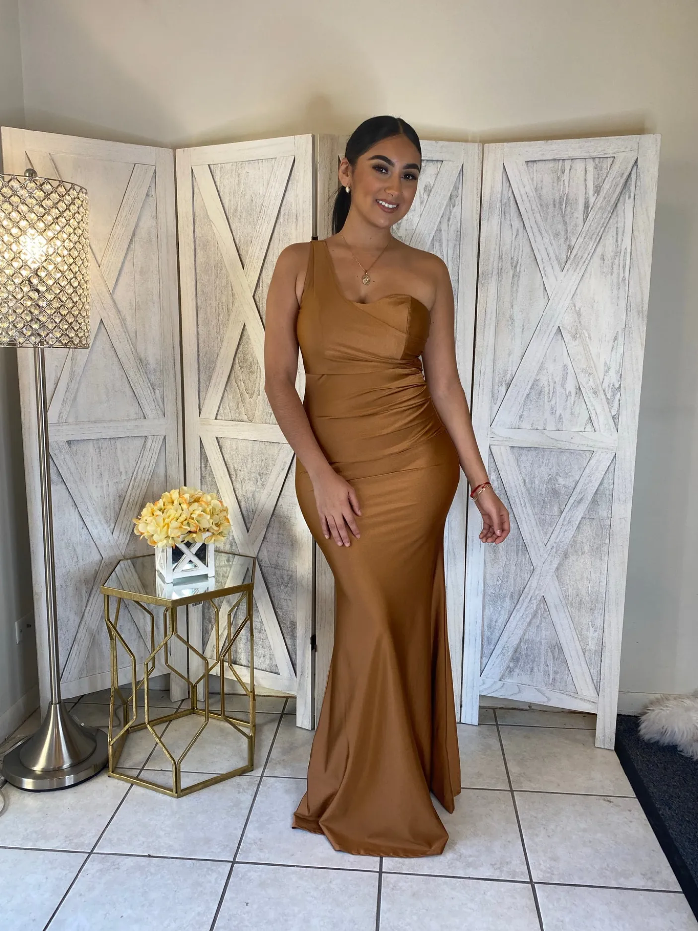 Keeping It Classy Dress (Toasted Nut)