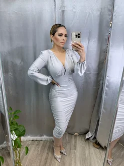 Keily Dress (Silver)