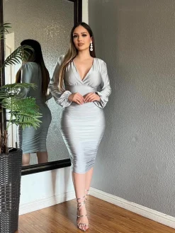 Keily Dress (Silver)