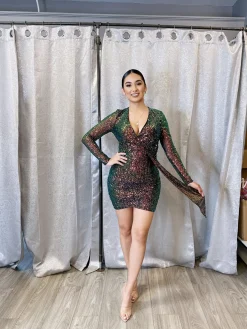Leilani Sequin Dress (Multi)