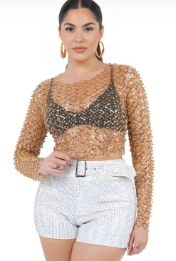 Leslie Top (Rose Gold)