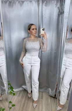 Leslie Top (Silver)