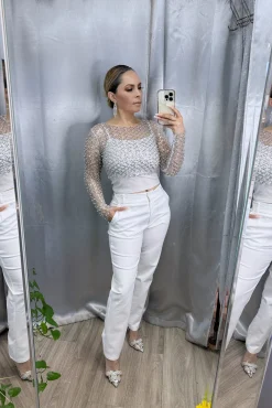 Leslie Top (Silver)
