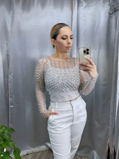 Leslie Top (Silver)