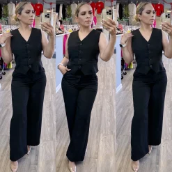 Lexie Pant Set (Black)