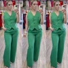 Lexie Pant Set (Green)
