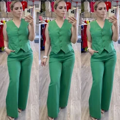 Lexie Pant Set (Green)