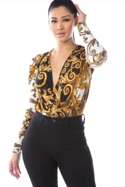 Marina Bodysuit (Black/White)