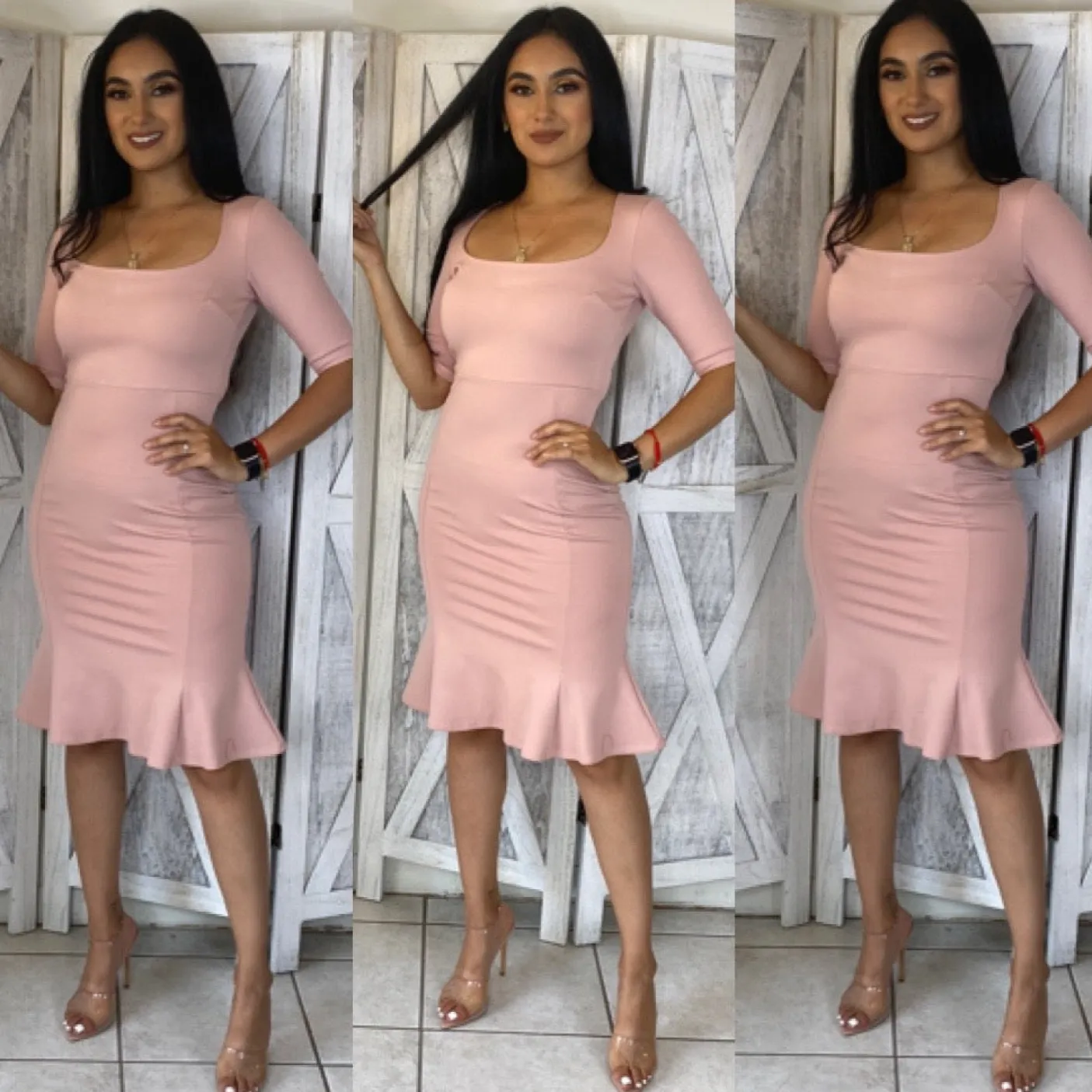 Mayren Dress (Pink)