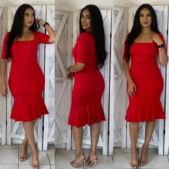 Mayren Dress (Red)