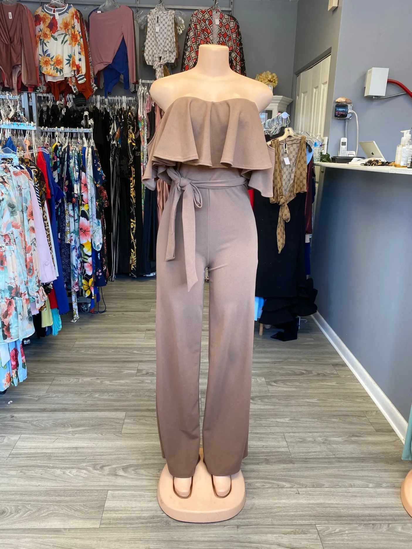 Mireya Jumpsuit (Mocha)
