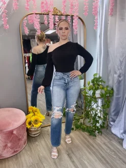 Mónica Bodysuit (Black)