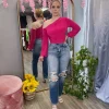 Mónica Bodysuit (Fuchsia)