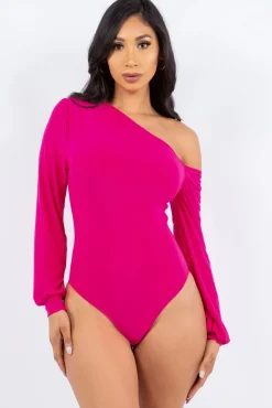 Mónica Bodysuit (Fuchsia)